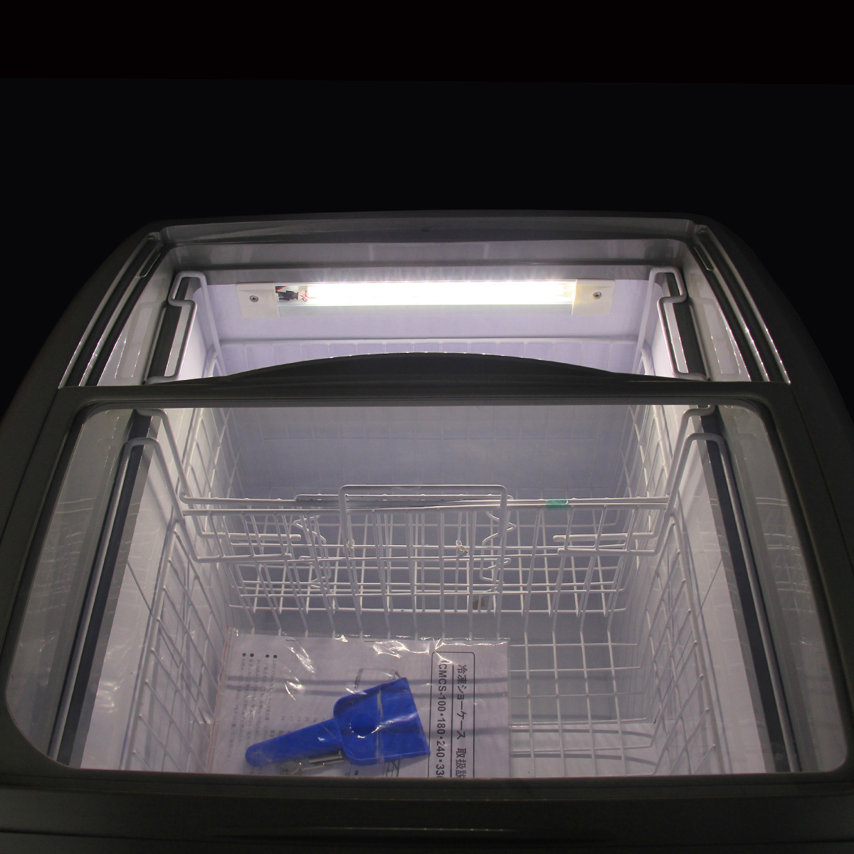 レビューを書けば送料当店負担 新品 ジェーシーエム JCM 冷凍ショーケース LED付