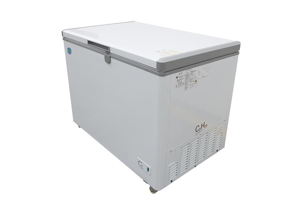 冷凍ストッカー 冷凍庫 保冷庫 業務用冷凍庫 フリーザー JCMC-142  142L キャスター付 鍵付 小型冷凍庫  - 3